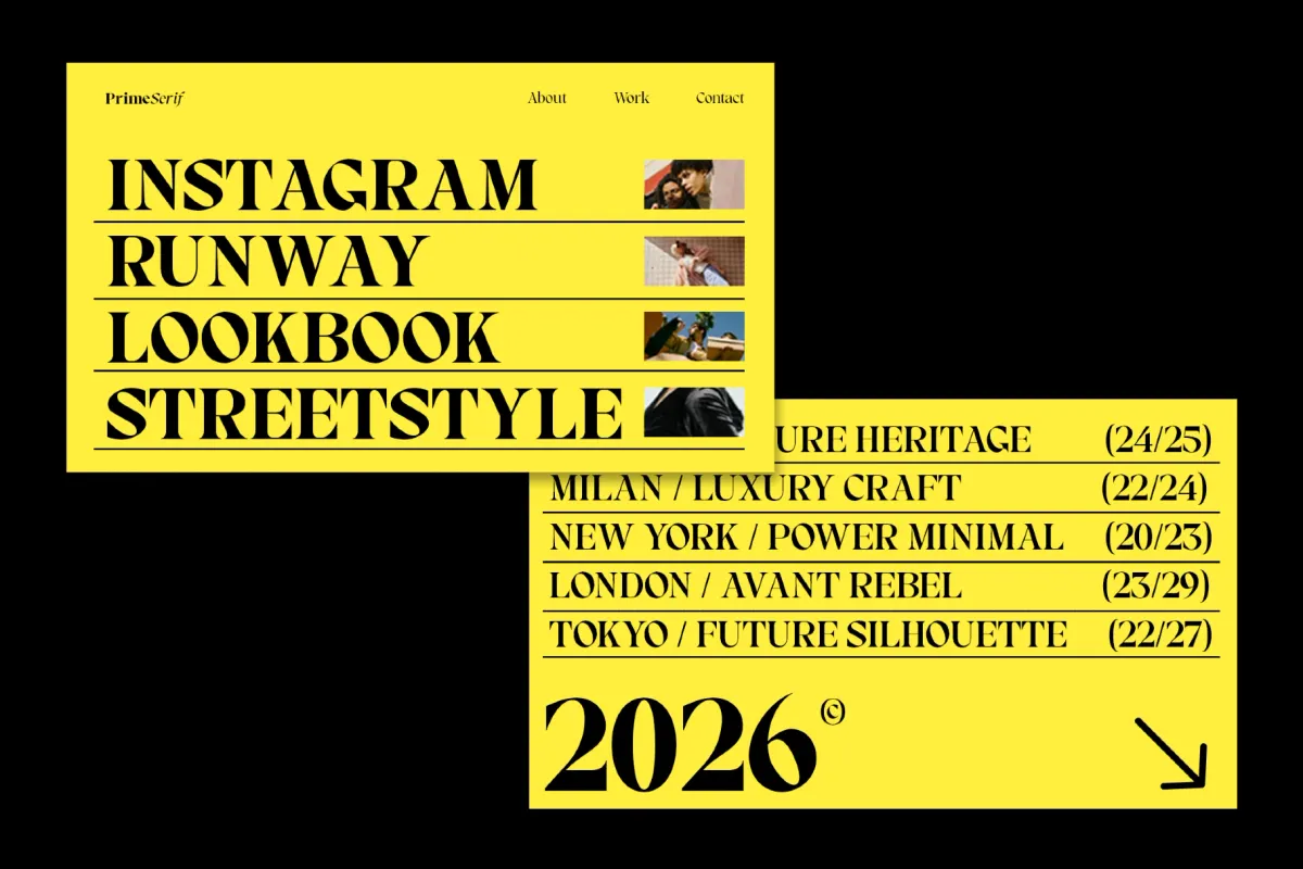 RCL Prime Serif – Modern Editorial Serif Family