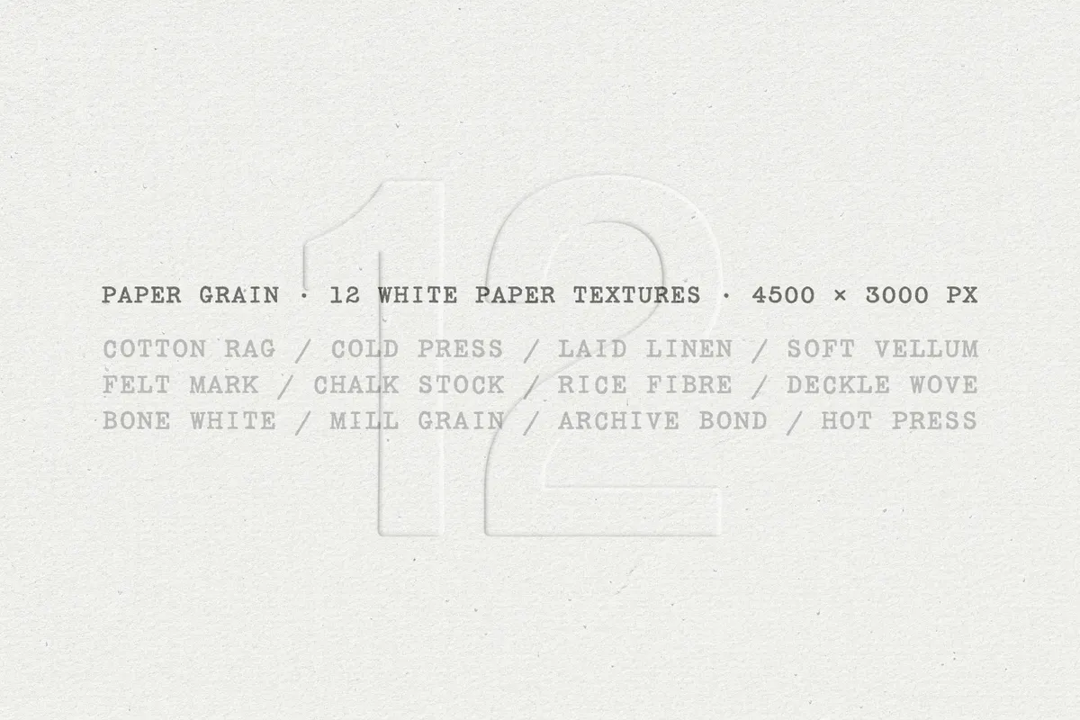White Paper Textures