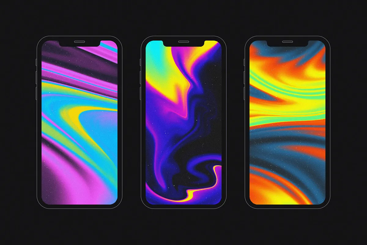 Liquid Lava Luminescent Textures