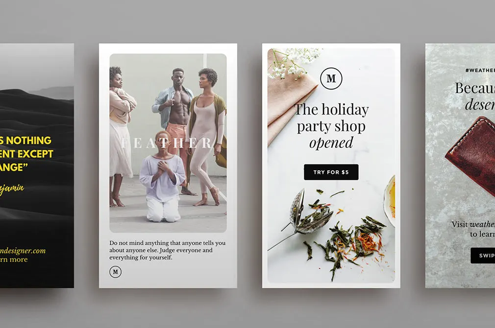 Lush: 24 Instagram Templates