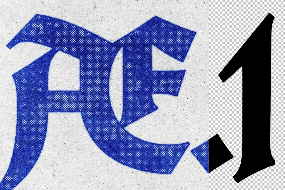 Old Ink Bleed Text Effect