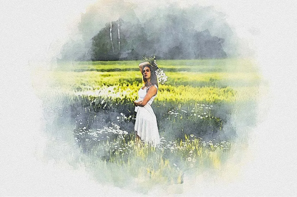 Watercolor Pigments Effect