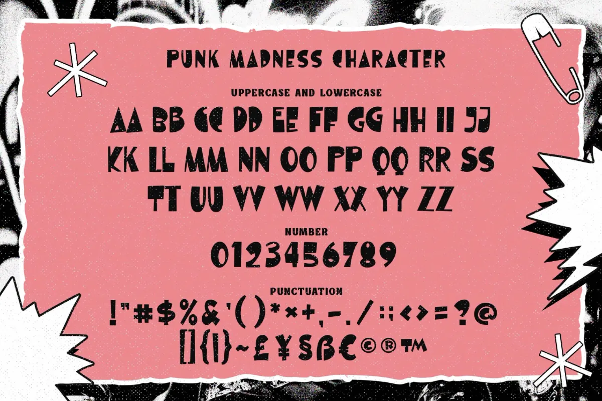 Punk Madness - Bold Punk Font