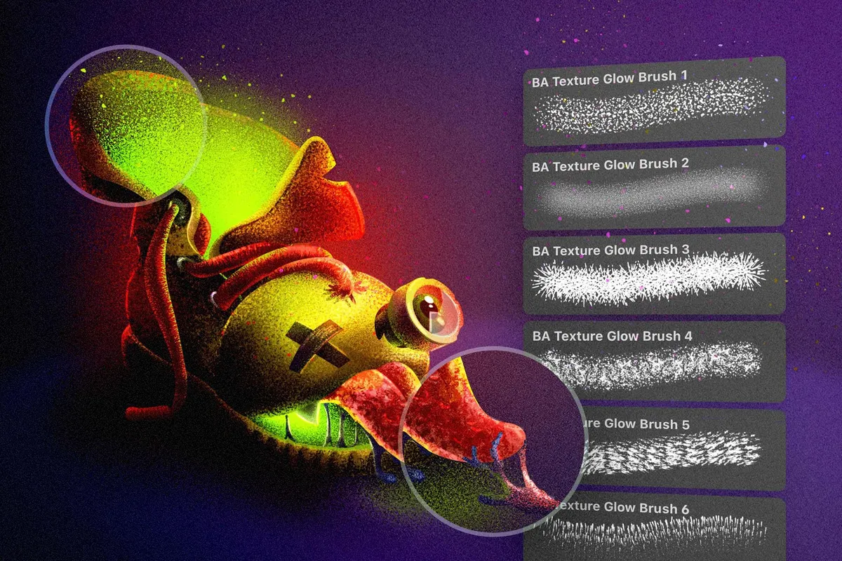 Magic Glow Procreate Brushes