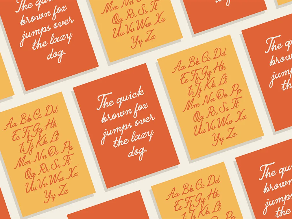 Luminaire Script Font