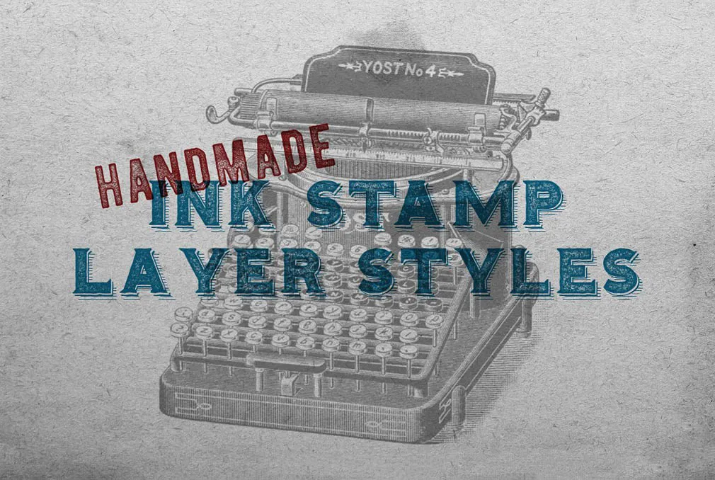 Ink Stamp Layer Styles
