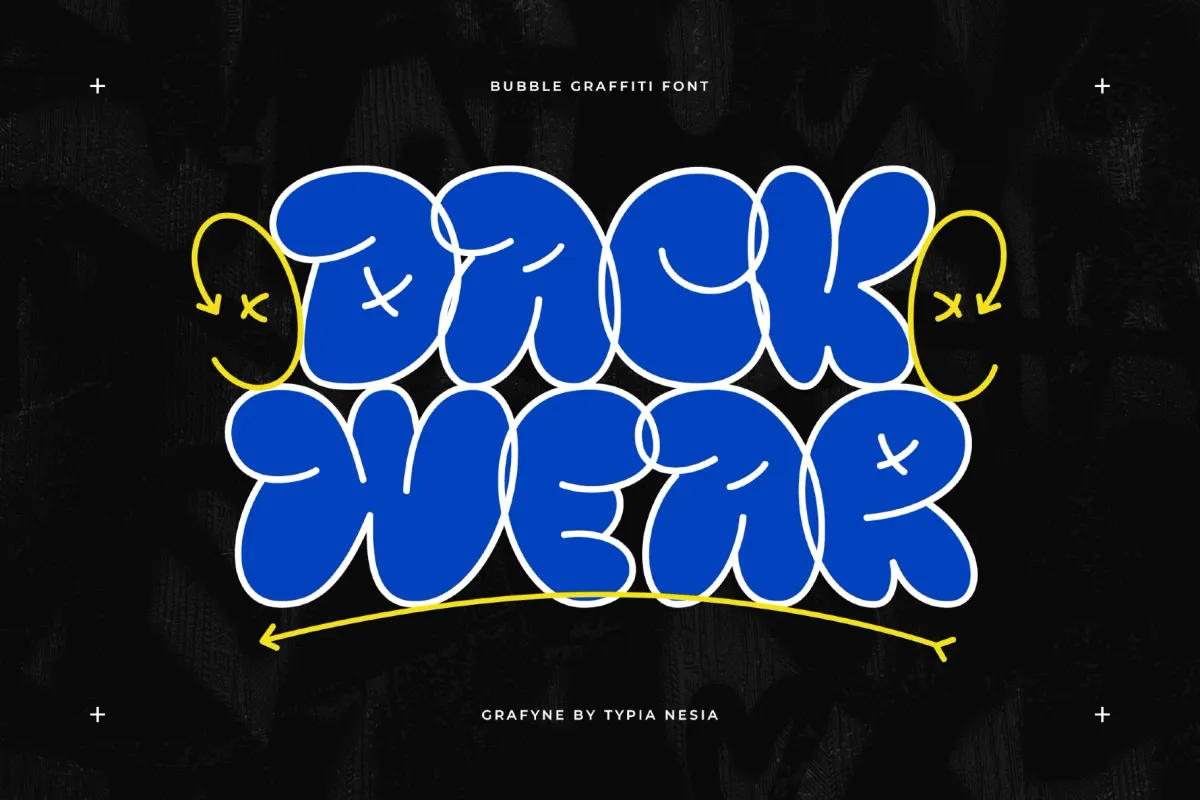 Grafyne - Balloon Graffiti Font