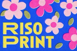 Vintage Riso Text & Logo Effect