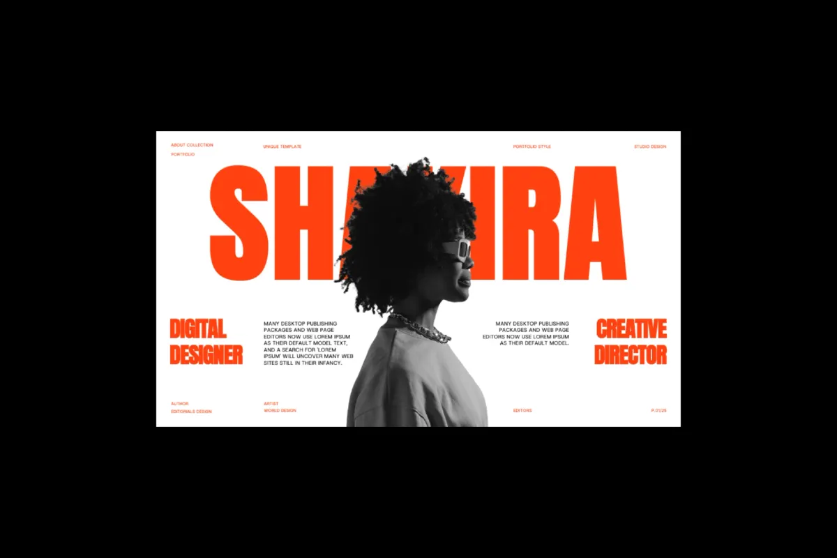 Shakira - Brand Strategy PowerPoint Template