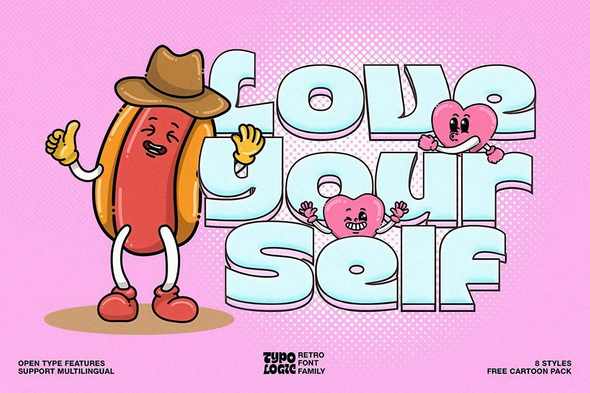 Typologic - Cartoon Family + Assets