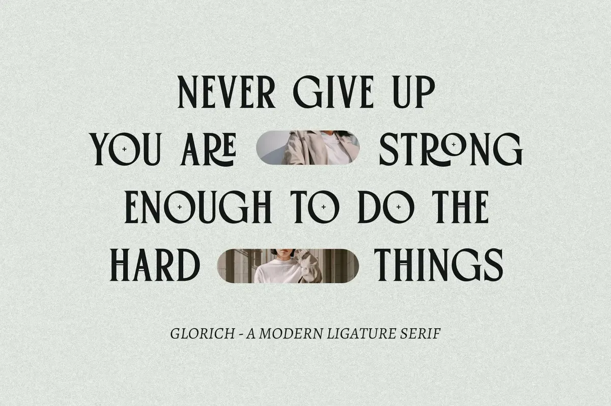 Gloriche Ligature Serif