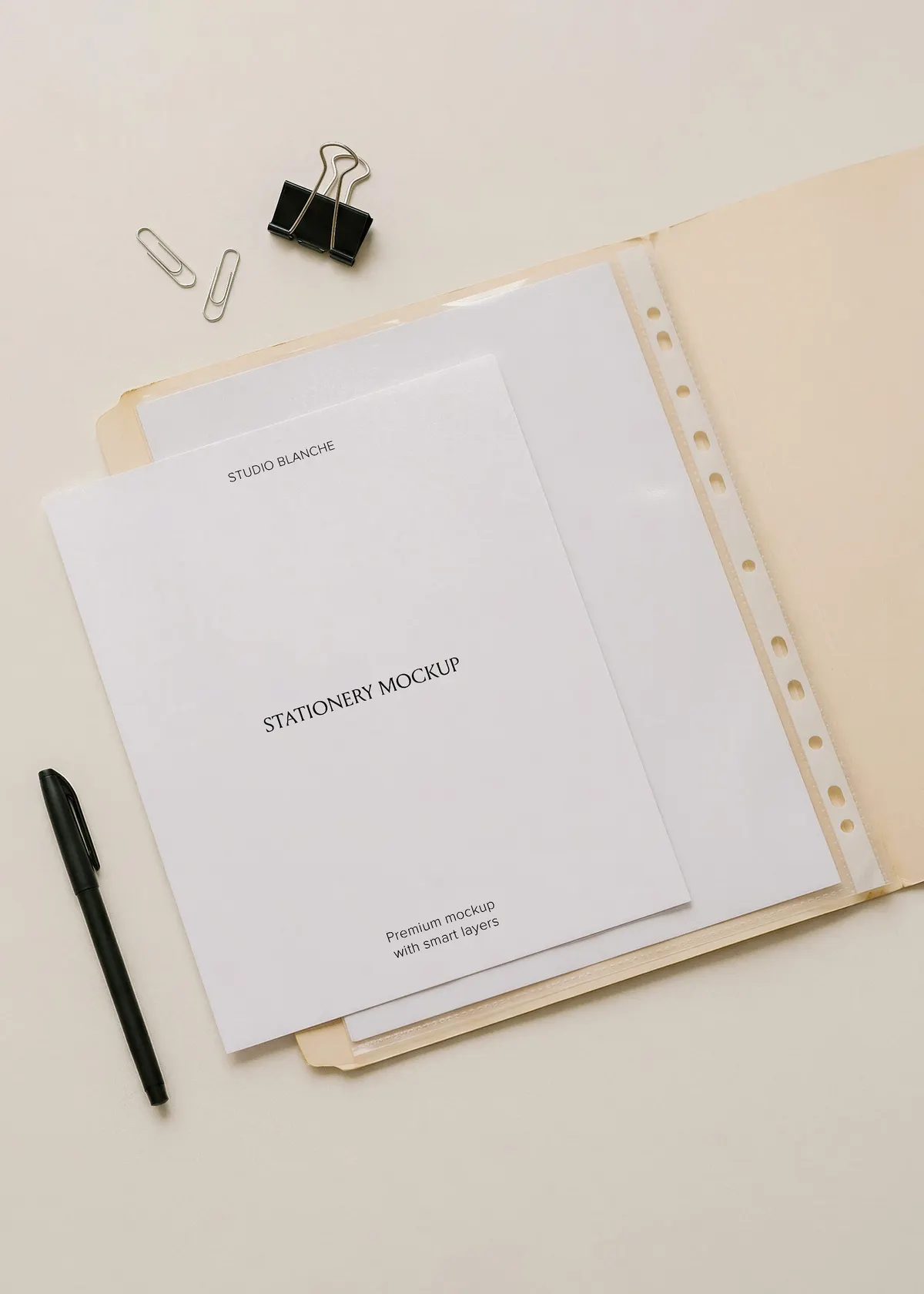 A4 Letterhead Mockup