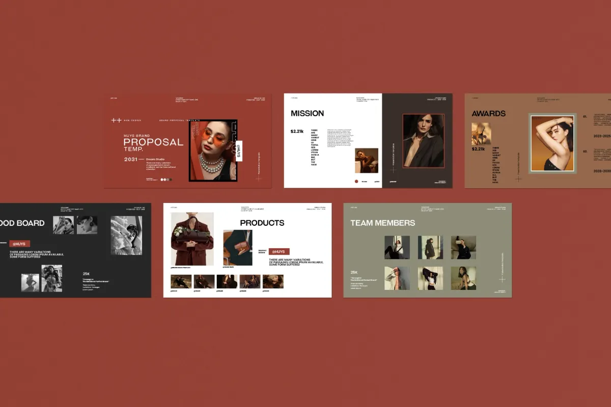 Huys | Brand Proposal Presentation Template