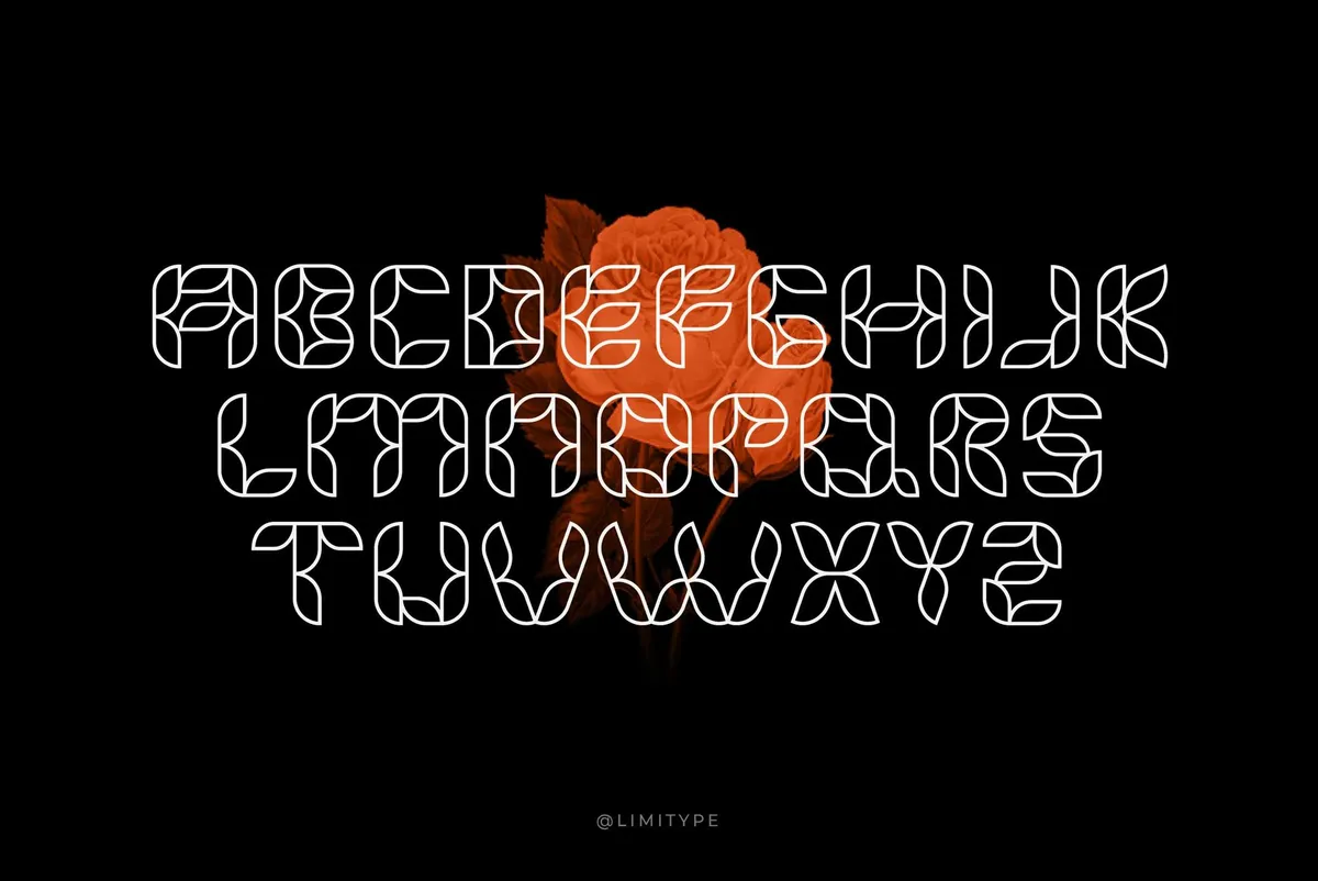 Florisa — Flowers Font