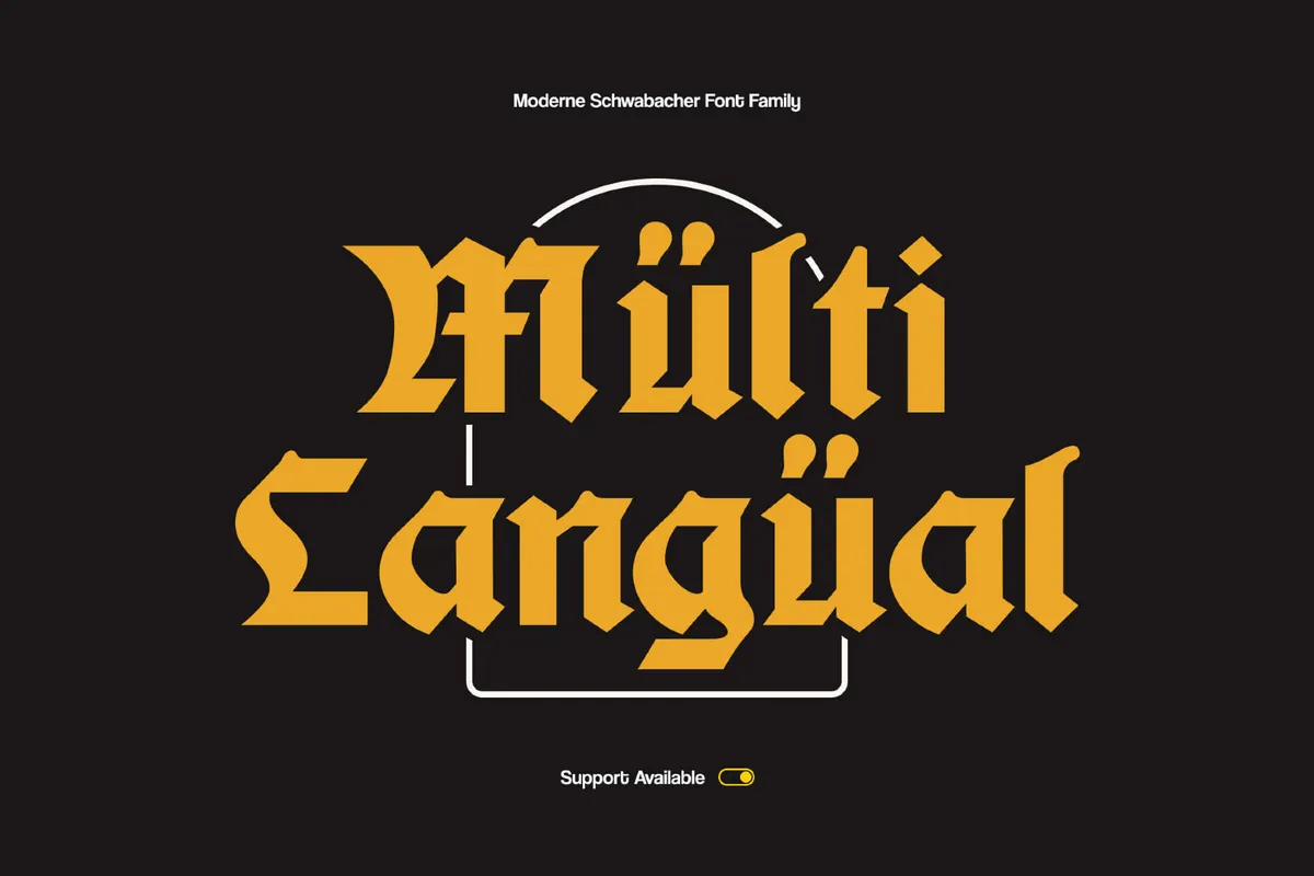 Modern Schwabacher Font Family