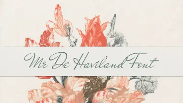 Mr De Haviland Font