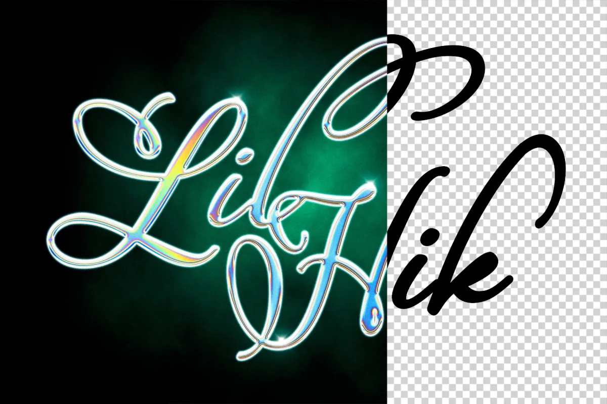 Leaked Ion Chrome Text Effect