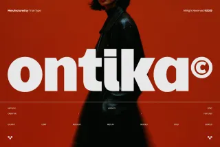 TRT Ontika - Variable Sans Serif Font