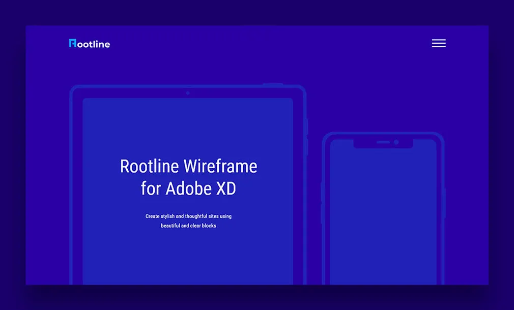 Rootline Wireframe UI Kit