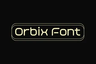 Orbix Space Font
