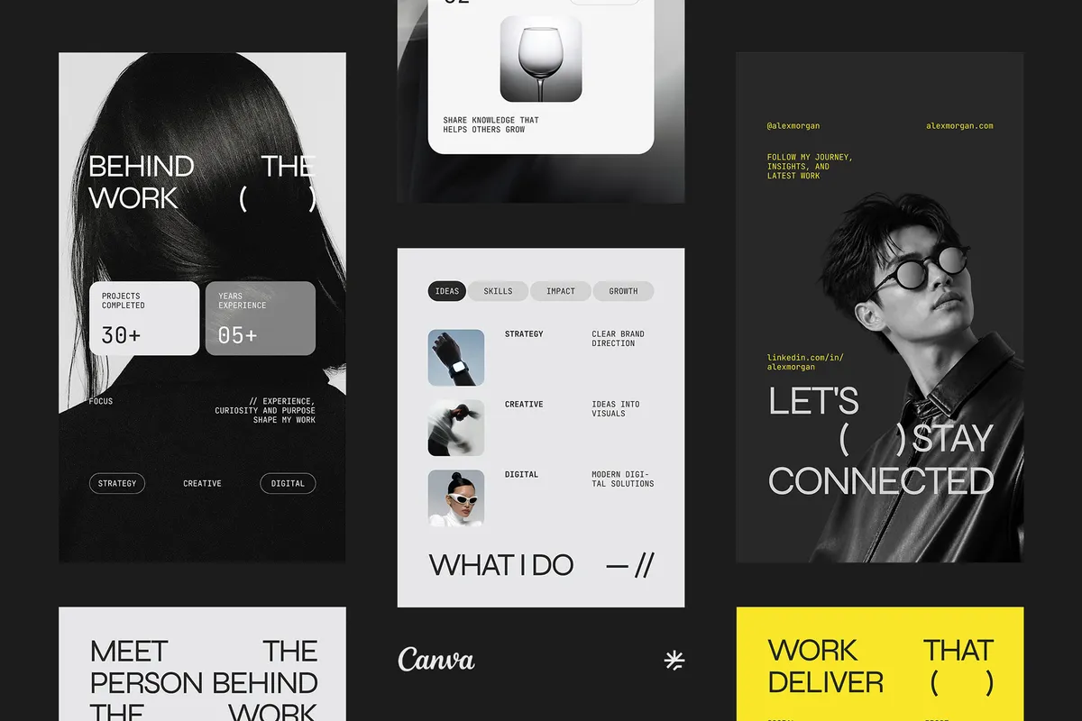 Personal Branding Instagram Canva & Affinity Template