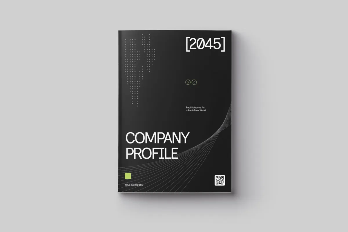 Futuristic AI Company Profile Affinity Template