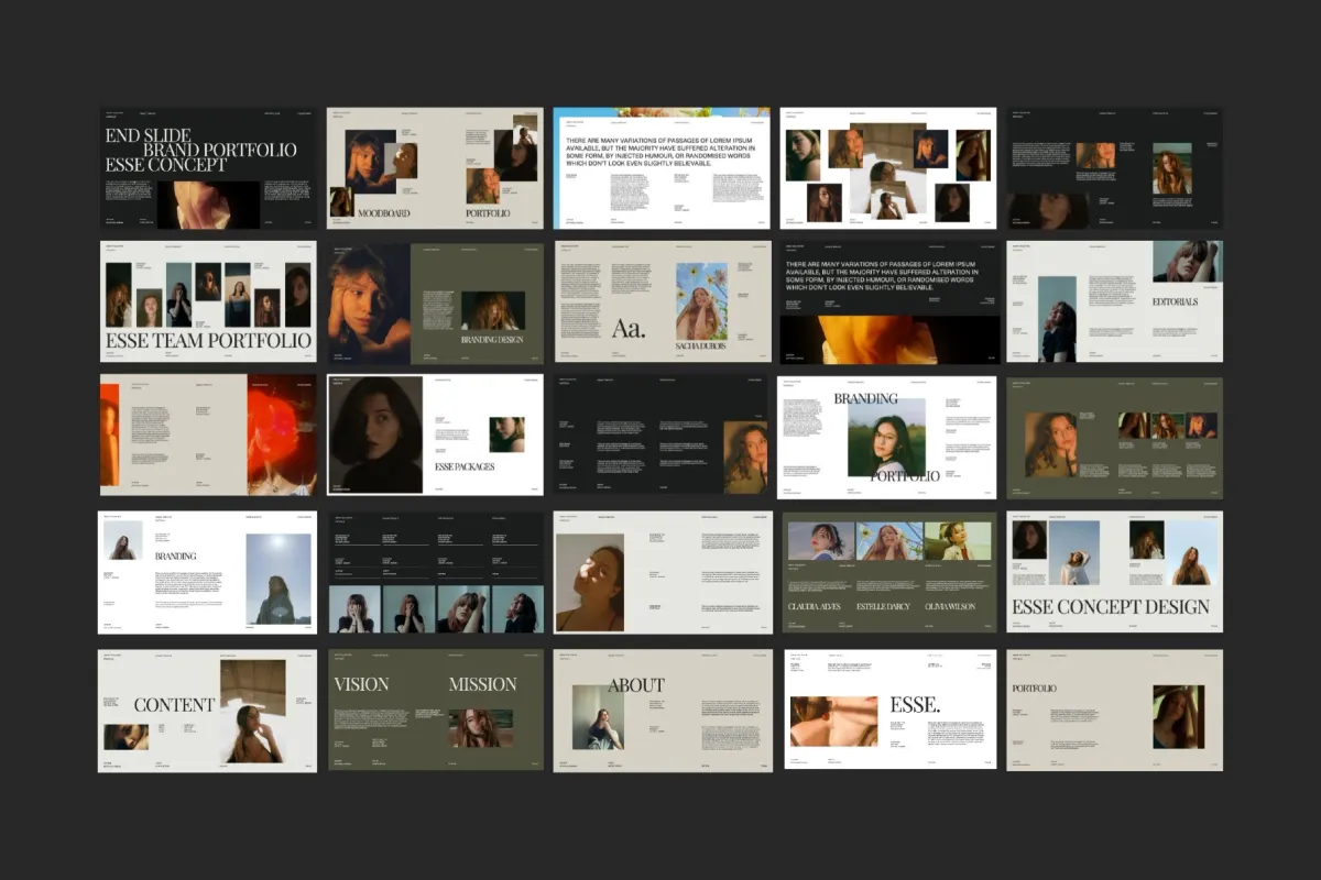 Esse - Brand Portfolio Keynote Template