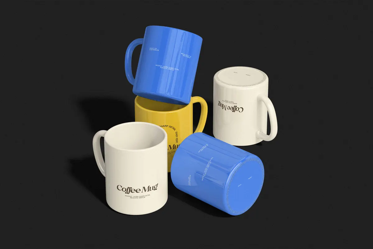 Ceramic Coffee Mug Mockup