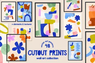 Cutout Prints — Wall Art Collection