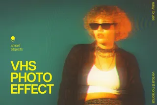 VHS Photo Effect