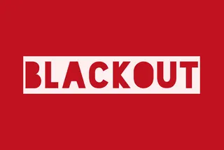 Blackout 90s Stencil Font