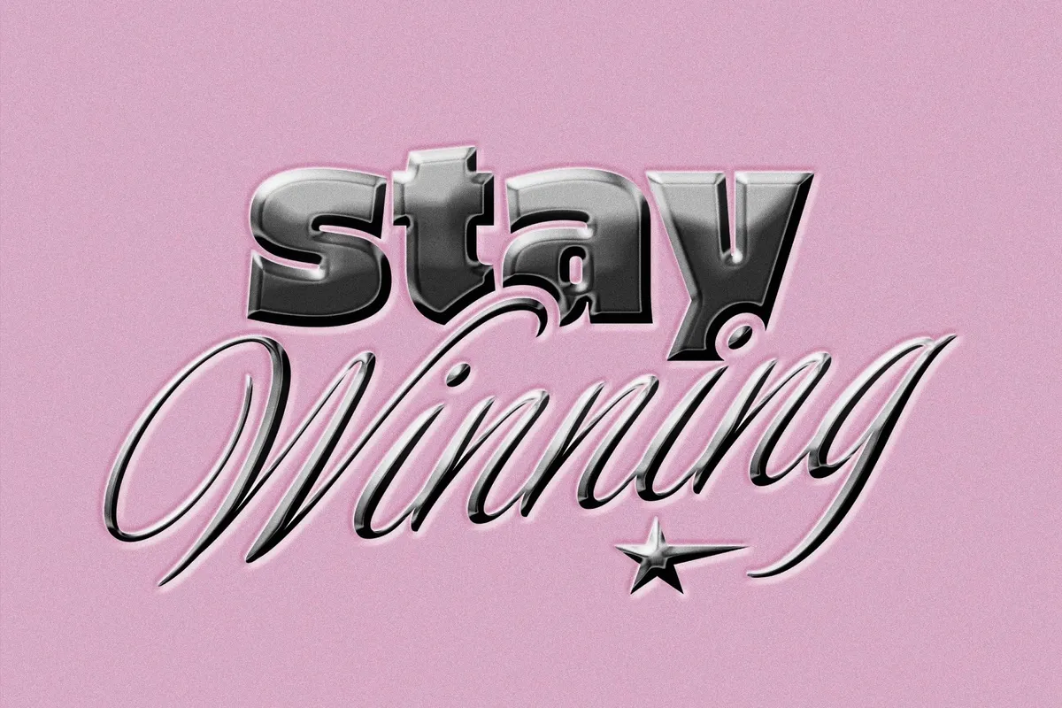 Chrome Text Effect