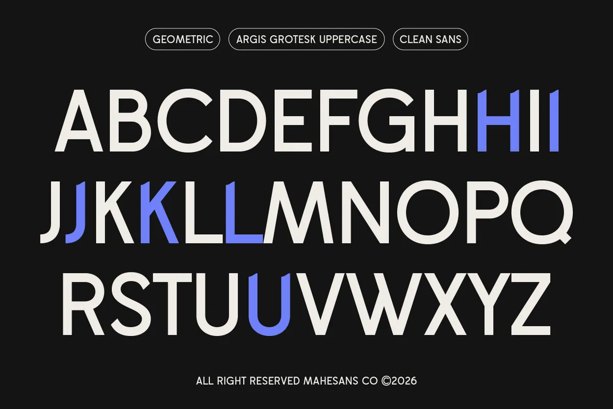 Argis Grotesk - Playful Geometric Sans