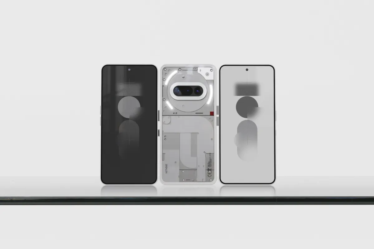 Futuristic Nothing Phone 3A Mockup