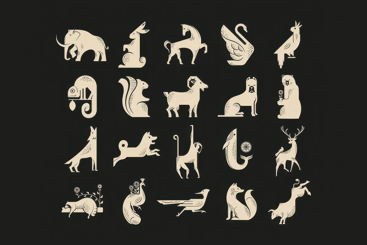 Abstract Animal Graphic
