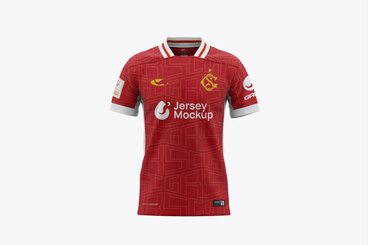 Front View Jersey Mockup