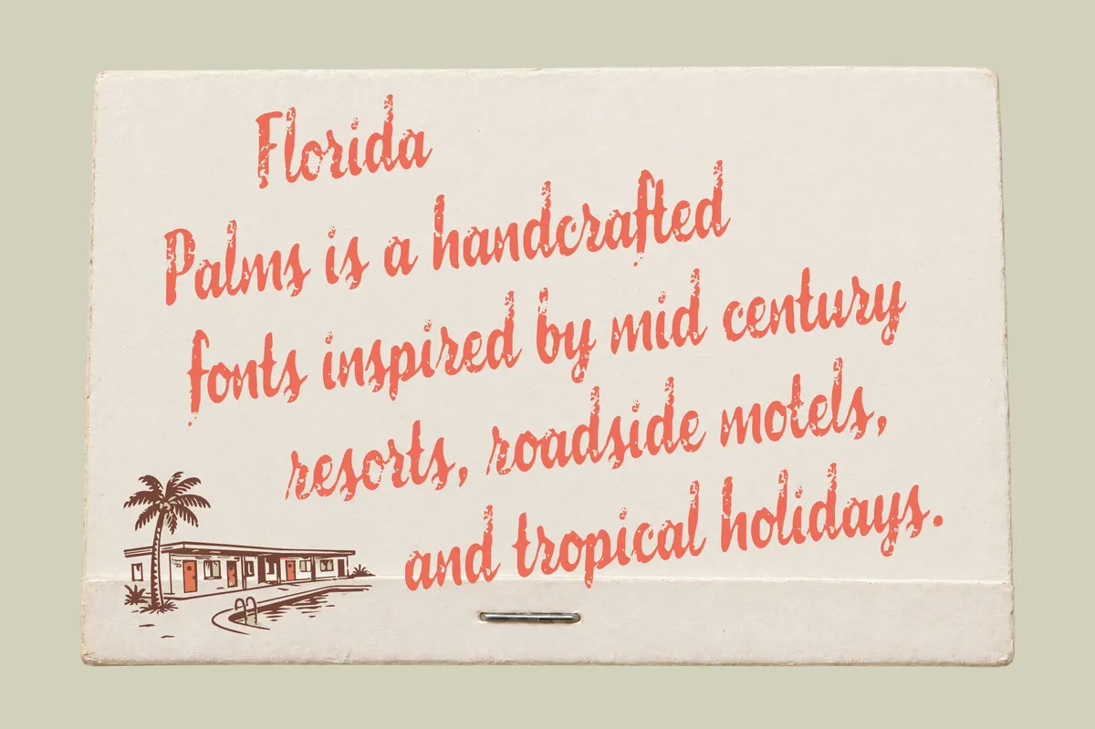 Florida Palms – Tropical Font Duo