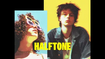 CMYK Halftone Poster Effect