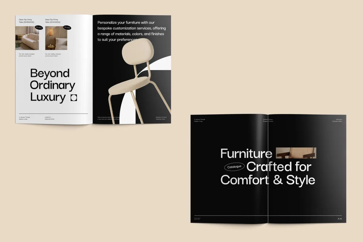 FURR - Furniture Product Catalog Canva Template