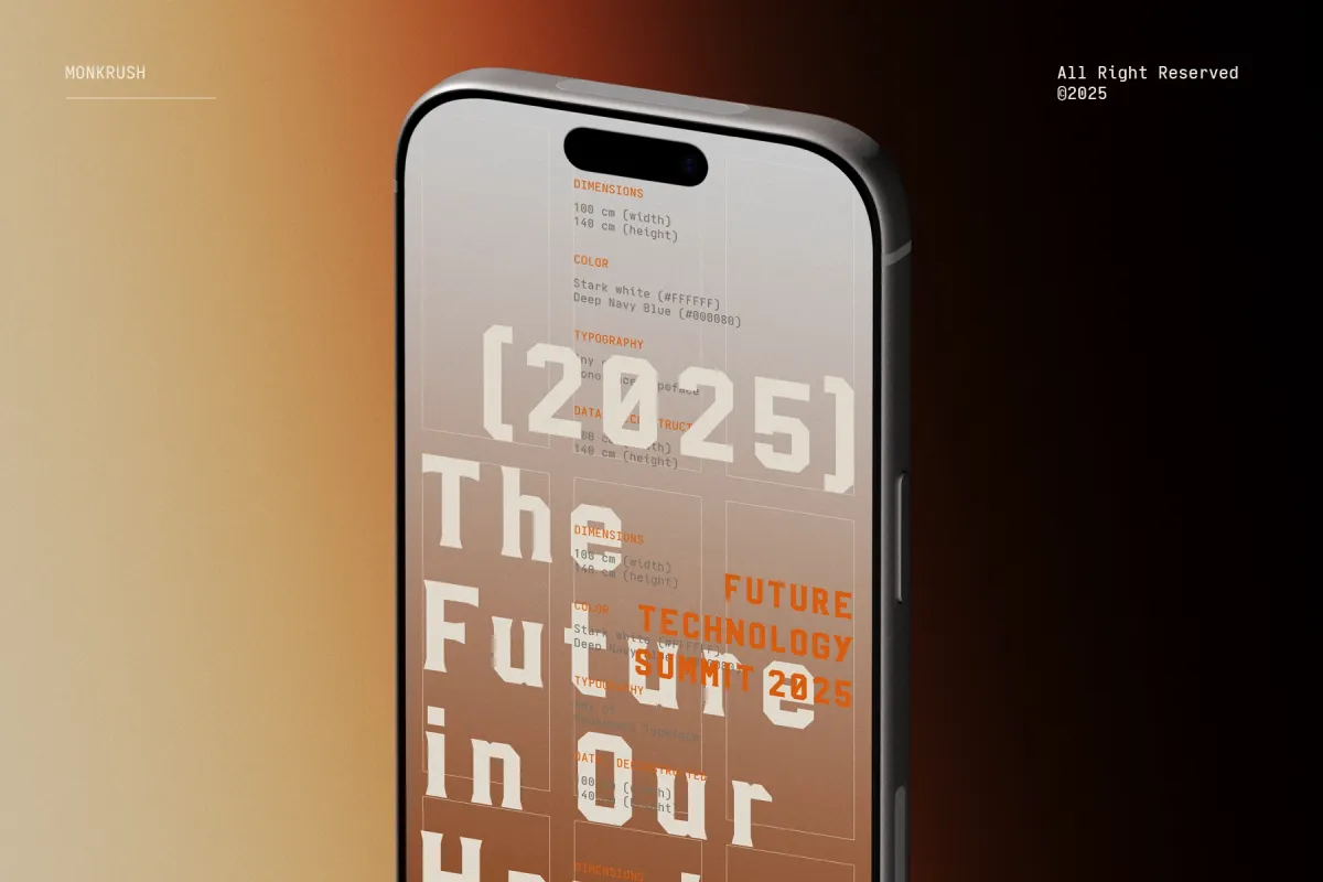 Monkrush - Display Serif Font
