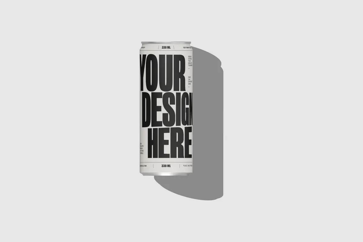 330ml Can Mockups