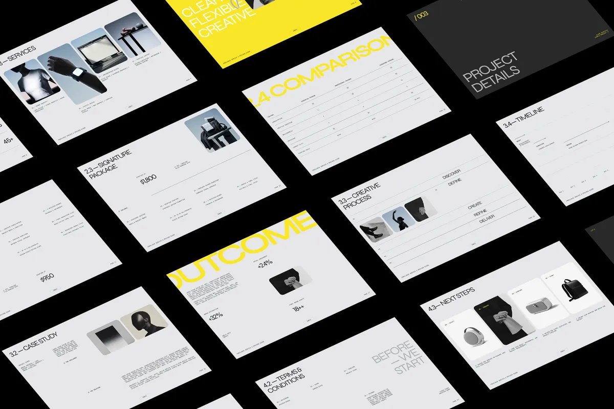 Service & Pricing Guide Template - Portuu