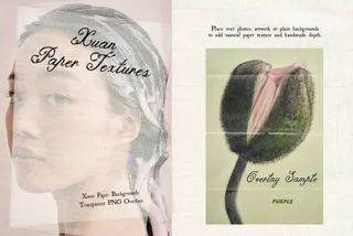 Xuan Paper Textures & Overlays