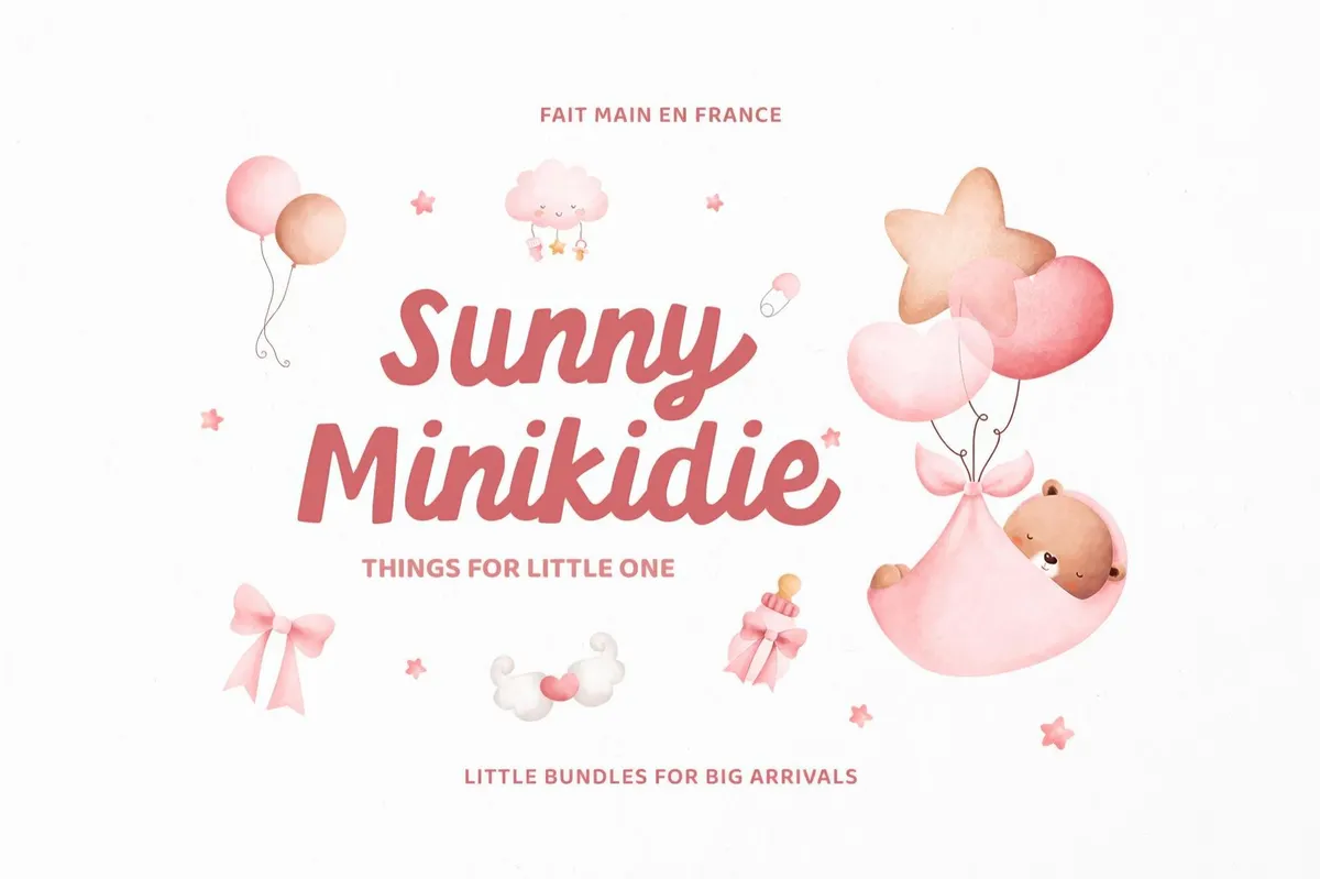 Pinky Blush — Cute Bold Script