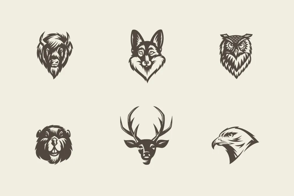 Savage Animals Vector Bundle