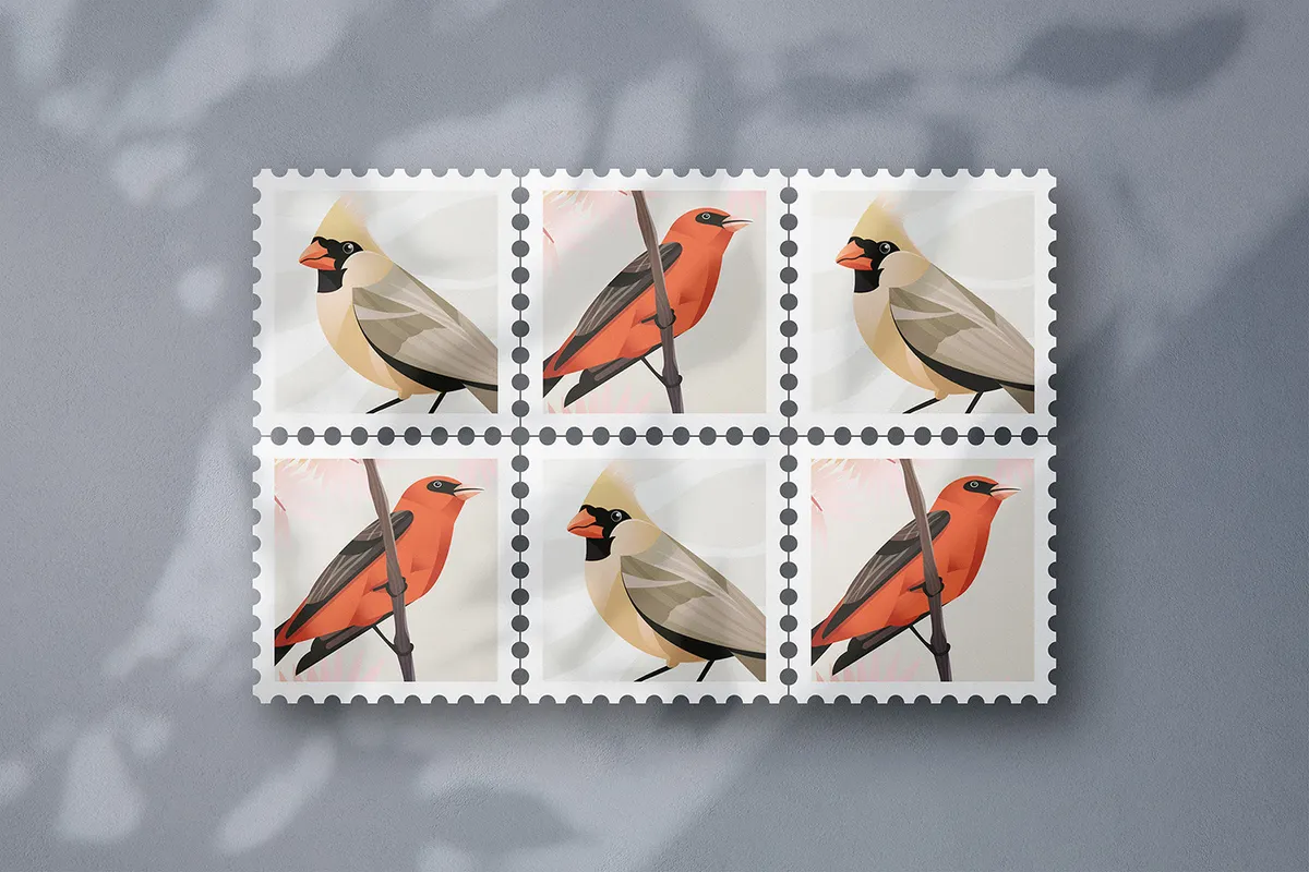 Postage Stamp Mockups