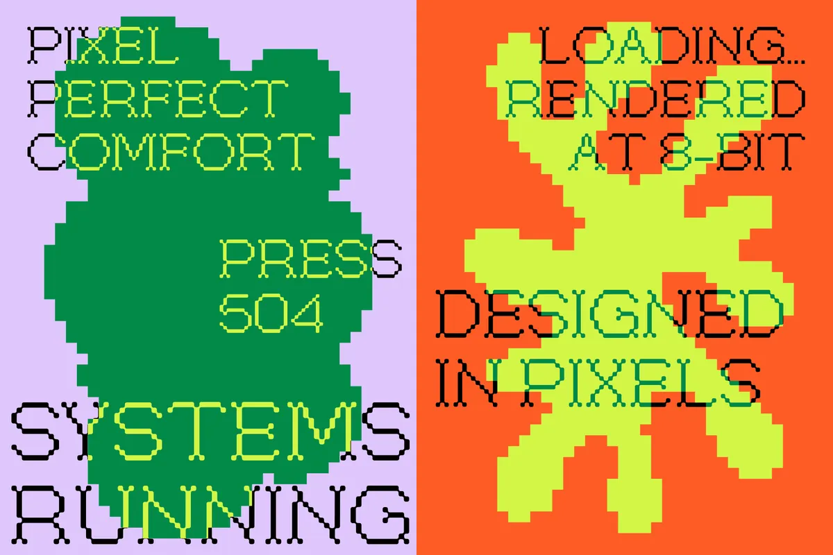 Bitsy Byte – Pixel Inspired Display Font