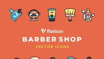 Barber Shop Vector Icons