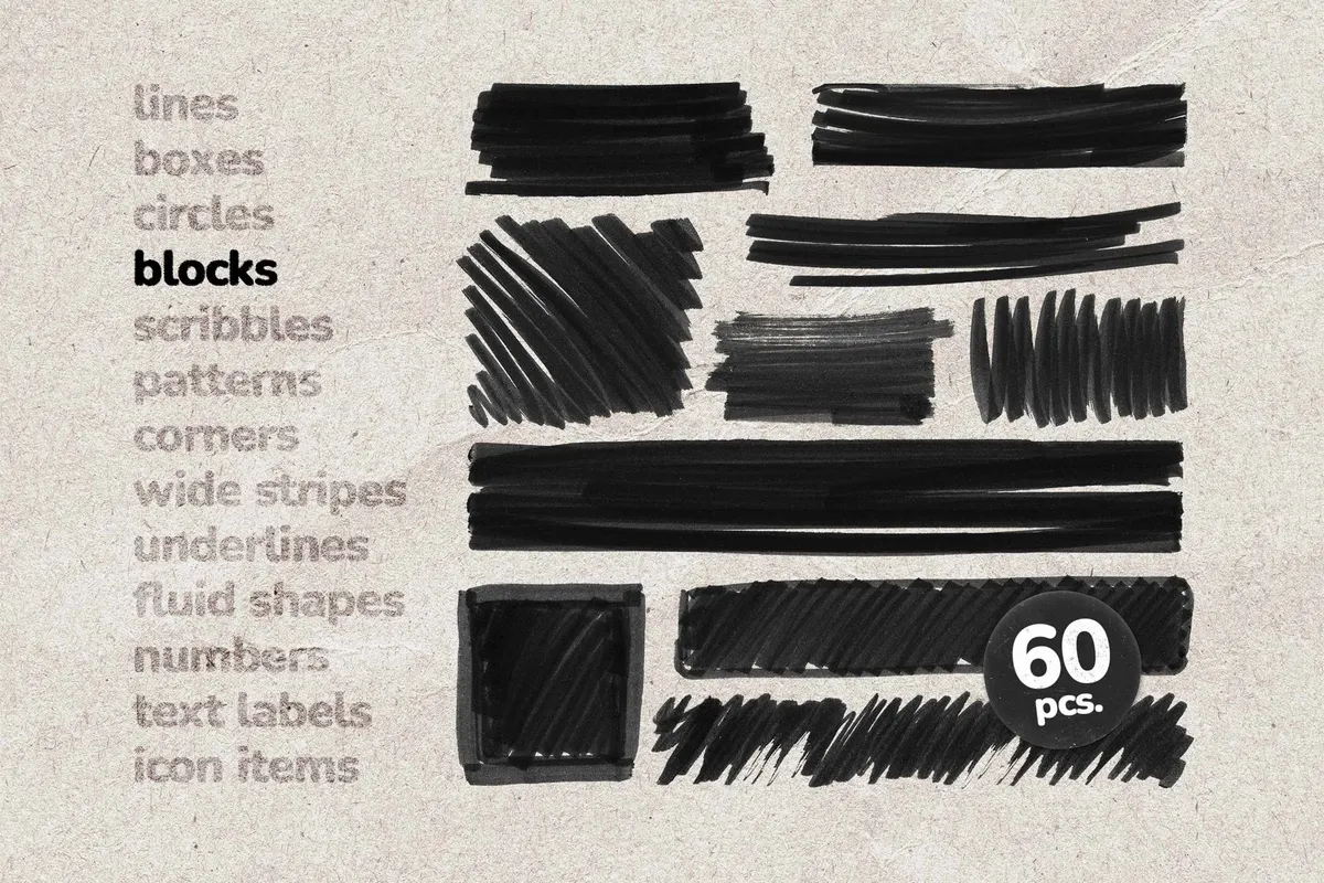 1300+ MARKER ELEMENTS