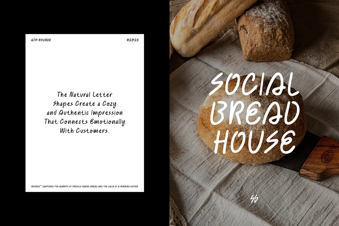 Rounde - Handwritten Rounded Font